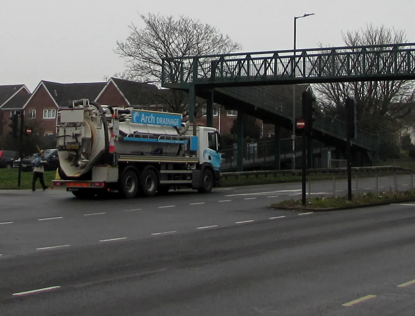 Arch Drainage lorry, Malpas, Newport